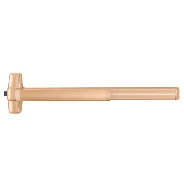 Grade 1 Rim Exit Bar, Wide Stile Pushpad, 36-in Device, Classroom Function, 06 Lever with Escutcheon